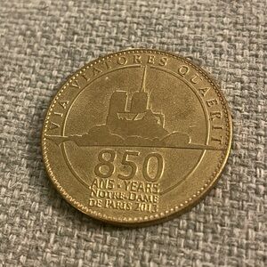Notre Dame De Paris 850 Years Commemorative Medal (2013)